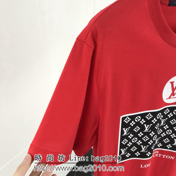 Lv路易威登 19ss早春新款 方形老花logo 數碼直噴工藝定制原版精梳棉面料 高版本情侶款 ydi2022